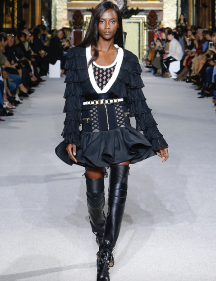 All Of Our Favorite Black Models Hit The Runway At Balmain’s Spring 2018 Show
